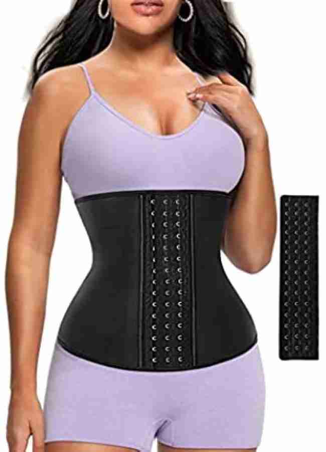 Hoplynn Latex Waist Trainer Corset For Women With Two TripleRow