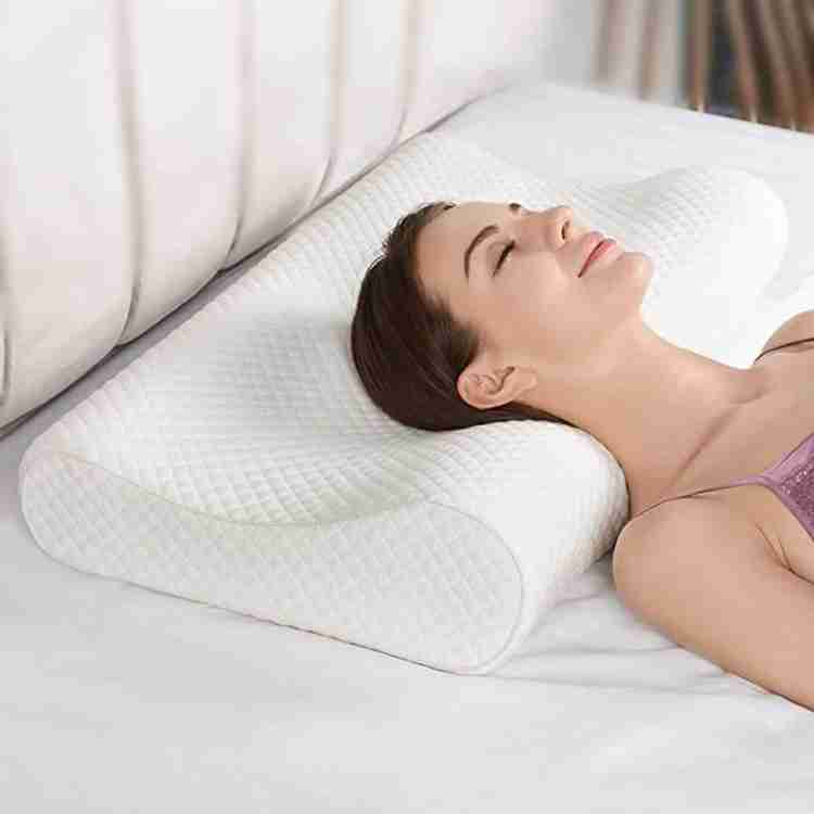 Cervical Pillow Orthopedic Memory Foam for Neck Pain Cervical Spondylitis Relief Buy Cervical Pillow Orthopedic Memory Foam for Neck Pain Cervical Spondylitis Relief Online at