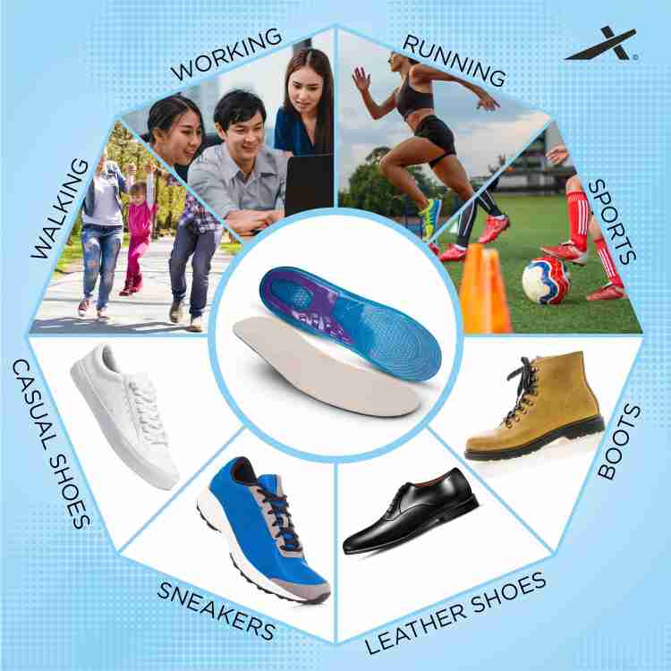 VECTOR X Dual Gel Heavy Duty Insole Extra Comfort Support Pack Of 3 Pairs Size Uk 8 12 Insole Buy VECTOR X Dual Gel Heavy Duty Insole Extra Comfort Support Pack Of 3