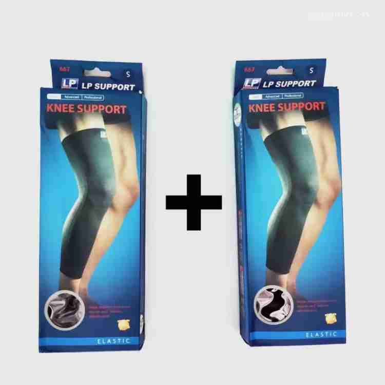 Buy LP Support 667 Spandex, Nylon & Cotton Black Knee Support, Size: L  Online At Price ₹799