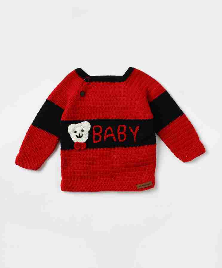 Red sweater baby discount