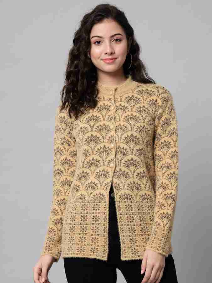 eWools Printed Round Neck Party Women Gold Sweater Buy eWools Printed Round Neck Party Women Gold Sweater Online at Best Prices in India Flipkart