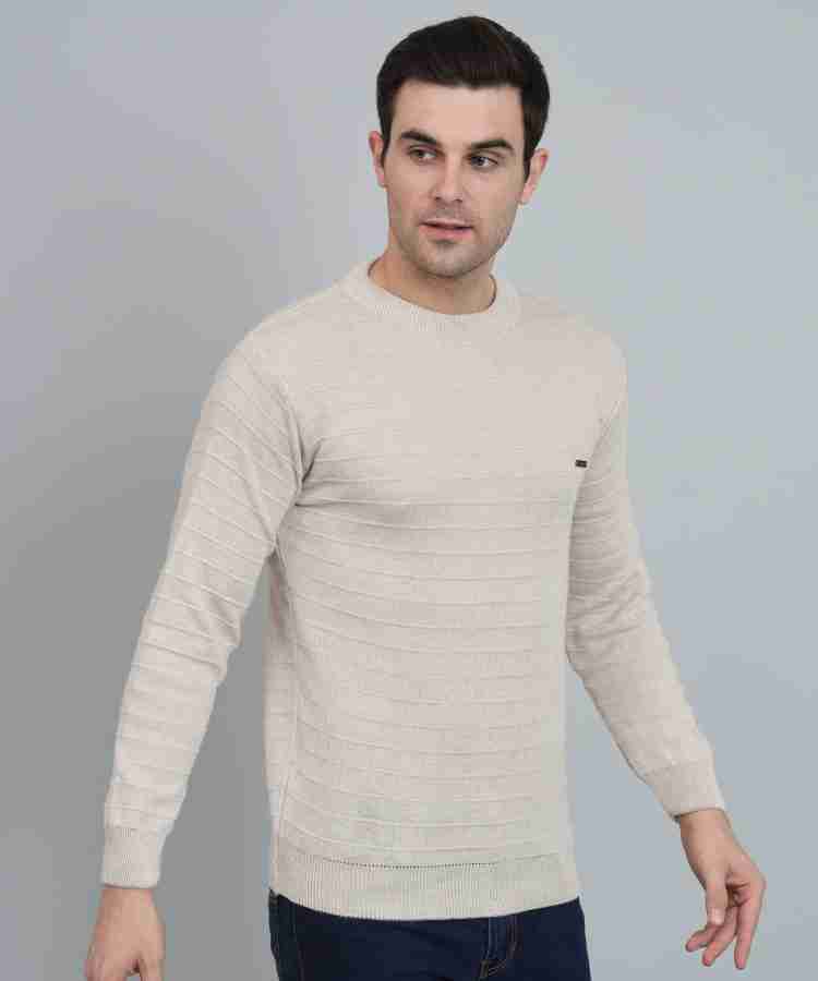 WILLEY Self Design Round Neck Casual Men Beige Sweater Buy WILLEY Self Design Round Neck Casual Men Beige Sweater Online at Best Prices in India Flipkart