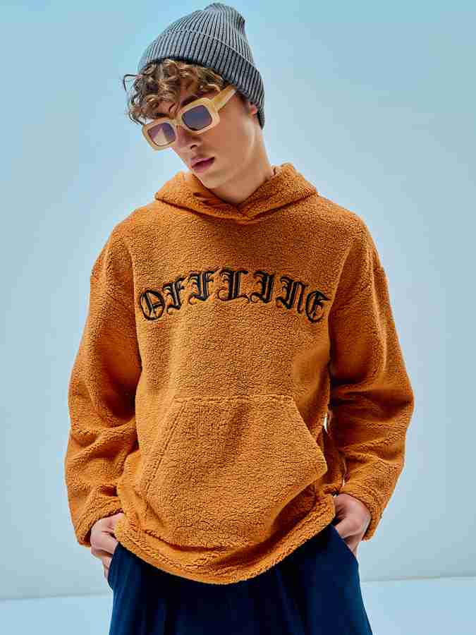 Oversized Sweatshirt - Orange - Men