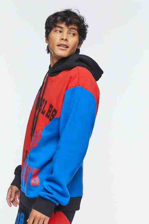 Forever 21 sale colorblock hoodie
