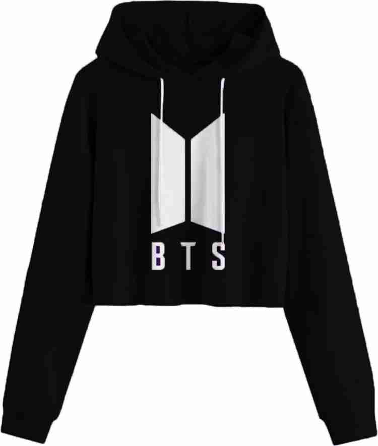 Bts crop sale sweatshirt