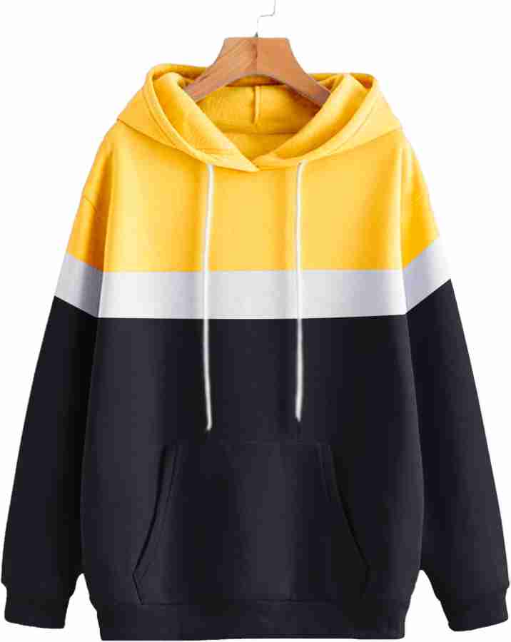 Yellow hoodie flipkart sale