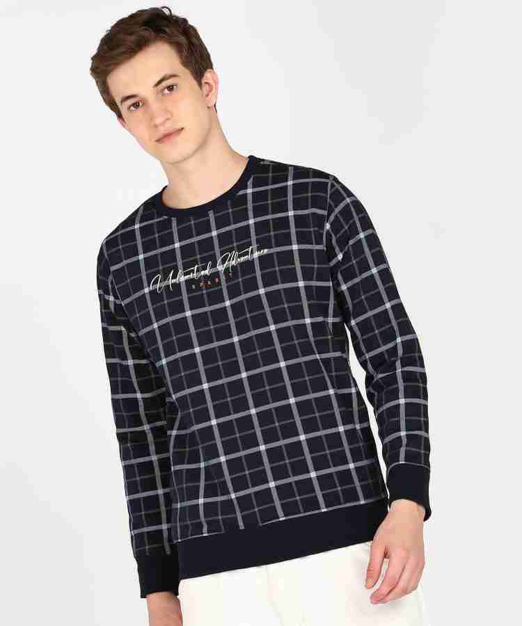 Sparky Full Sleeve Checkered Men Sweatshirt Buy Sparky Full Sleeve Checkered Men Sweatshirt Online at Best Prices in India Flipkart