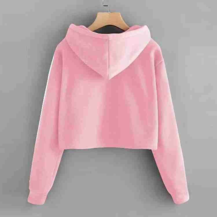 Women Cotton Ladies Crop top Hoodie sweatshirt, Size: M- L-XL-XXL at Rs  485/piece in Ludhiana