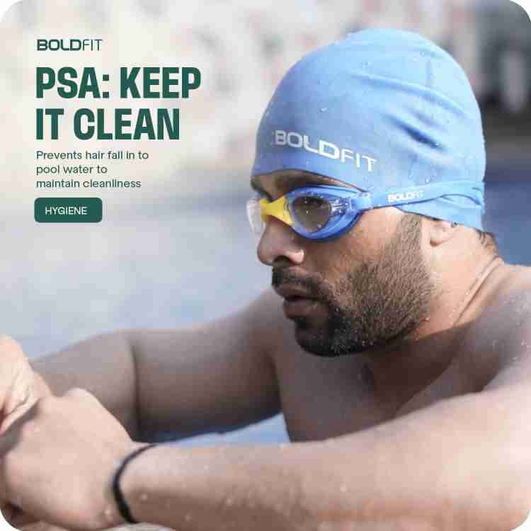 BOLDFIT Swimming Cap Men Swim Cap for Women Swimming Pool Cap Full Head Cover Silicon Swimming Cap Buy BOLDFIT Swimming Cap Men Swim Cap for Women Swimming Pool Cap Full Head