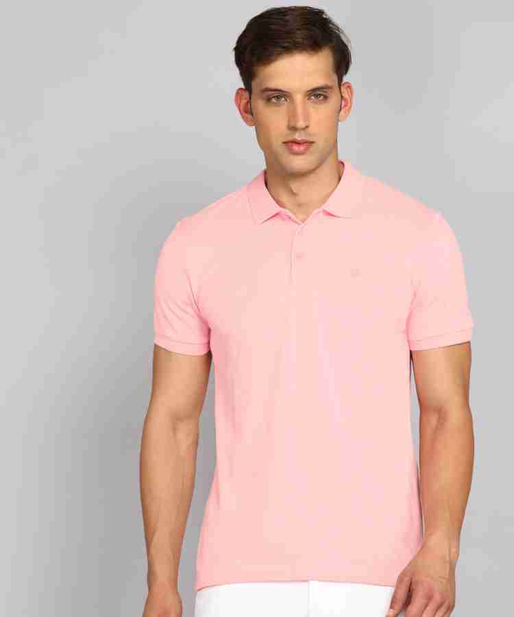 United Colors of Benetton Solid Men Polo Neck Pink T Shirt Buy United Colors of Benetton Solid Men Polo Neck Pink T Shirt Online at Best Prices in India Flipkart