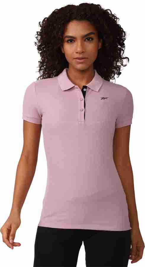 Reebok polo shirts womens purple discount