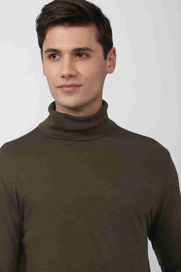 FOREVER 21 Solid Men Turtle Neck Brown T Shirt Buy FOREVER 21 Solid Men Turtle Neck Brown T Shirt Online at Best Prices in India Flipkart