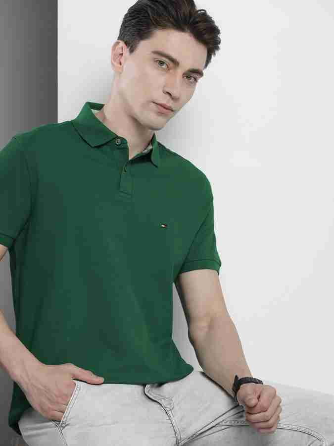 Tommy hilfiger store dark green polo