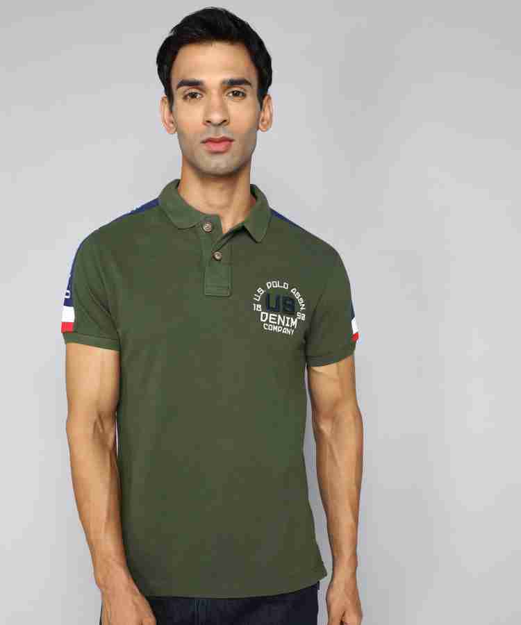 Green t shirt store flipkart