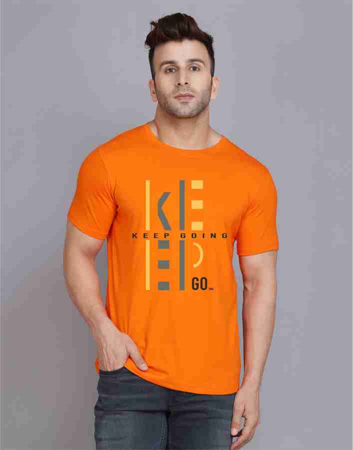 MINISTRY OF FRIENDS Printed Men Round Neck Orange T-Shirt - Buy MINISTRY OF  FRIENDS Printed Men Round Neck Orange T-Shirt Online at Best Prices in India