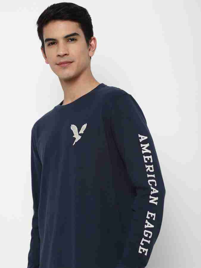 American Eagle Outfitters Solid Men Round Neck Blue T Shirt Buy American Eagle Outfitters Solid Men Round Neck Blue T Shirt Online at Best Prices in India Flipkart