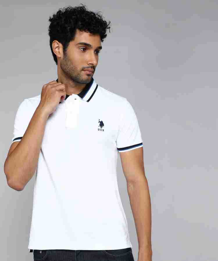 Polo t shirts discount for men white