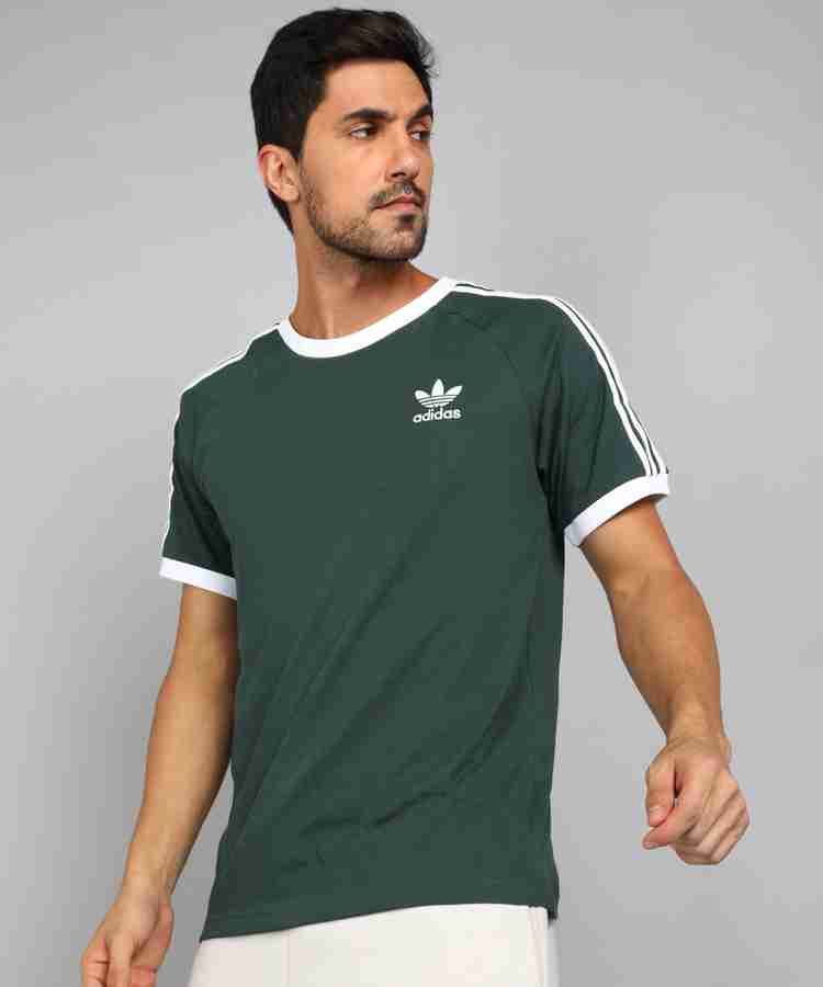 Green adidas shirt mens outlet