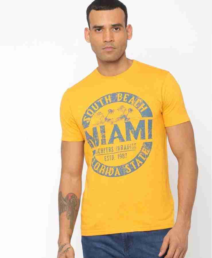 Buy Yellow Tshirts for Men by DNMX Online