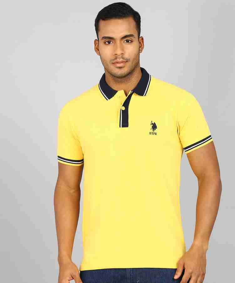 Yellow floral polo deals