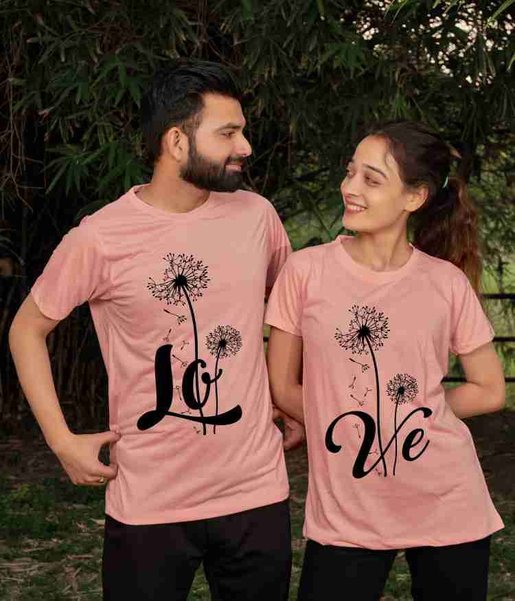 Love t shirts for couples india best sale