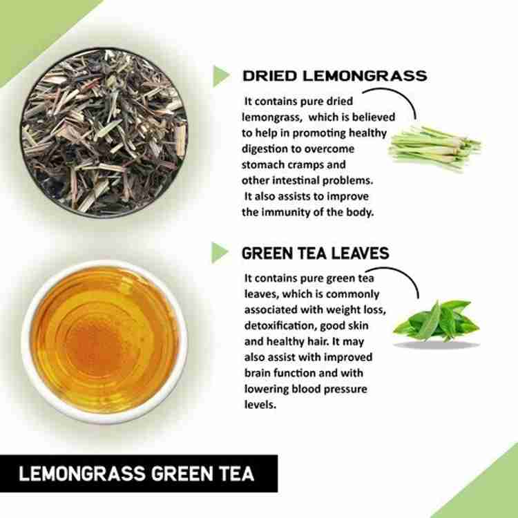 TEACURRY Lemongrass Green Tea 30 Tea Bags Helps in Blood Pressure Weight PMS Digestion Lemon Grass Green Tea Bags Pouch Price in India Buy TEACURRY Lemongrass Green Tea