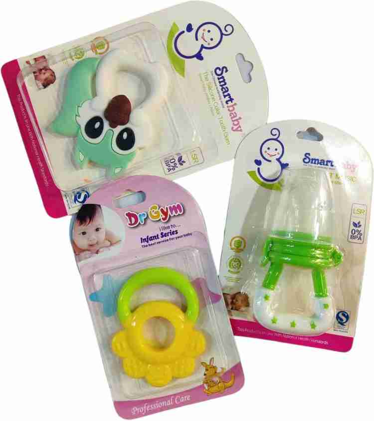 Dummy shaped outlet teether