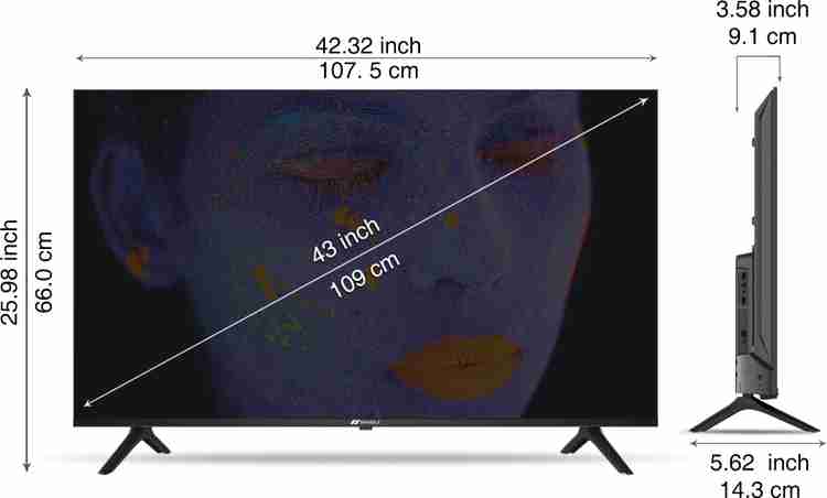 43型 液晶テレビ SANSUI ドウシシャ 2017年 USBハードディスク