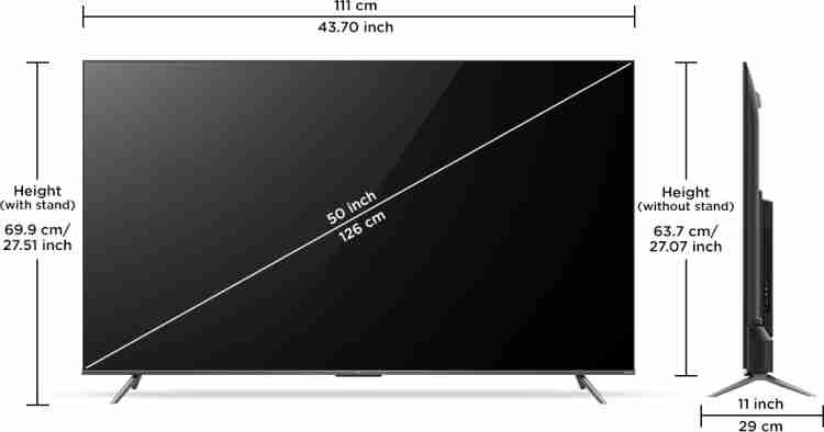 TCL 50 Inch P8E UHD Android Smart LED TV at Rs 33950, TCL 4K Television in  Nagpur