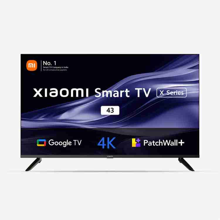 Televisor Xiaomi P1 Smart TV 43, 4K Ultra HD, Android 10, Mando Bluet –  G-Games