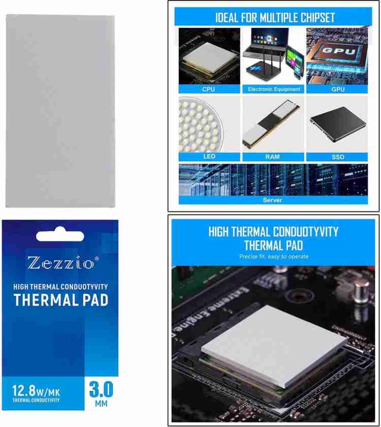 Cooling Thermal Pad Silicone CPU Laptop Thermal Conductive Silicon Heating  Thermal Pad - China Heating Thermal Pad, Thermal Pad