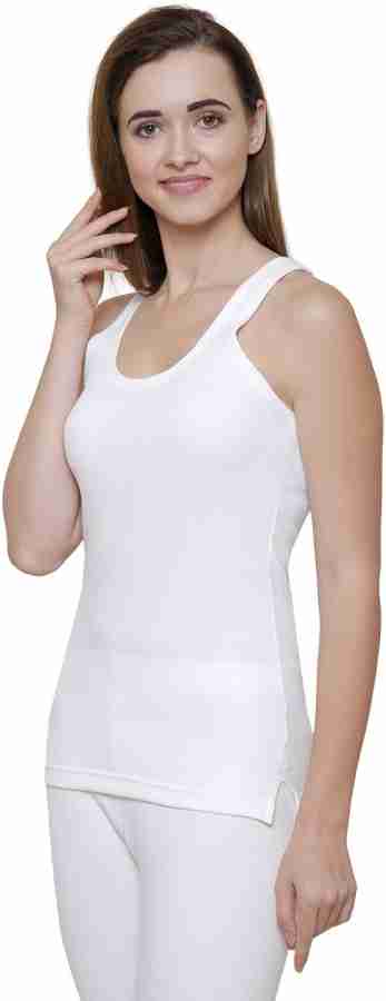 Buy Bodycare Off White Solid Women Thermal Camisole Top Online at Low  Prices in India 