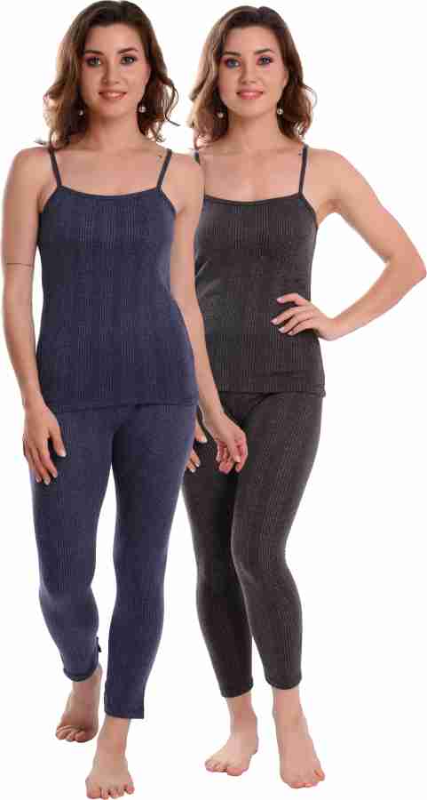 Buy THE LION'S SHARE Winter Wear Ladies/Women/Girl, Poly Cotton Thermal  Set- (Round Neck Upper/Top + Lower/Trouser) Set of 01 Online In India At  Discounted Prices