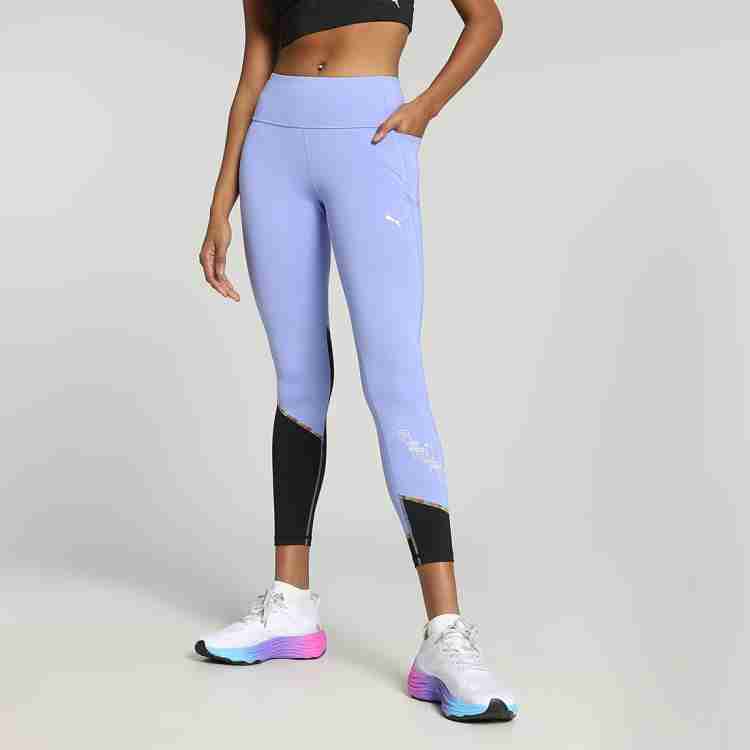 PUMA Color Block Women Purple Tights - Buy PUMA Color Block Women Purple  Tights Online at Best Prices in India