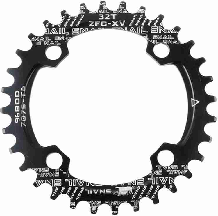 Oval bike crank clearance