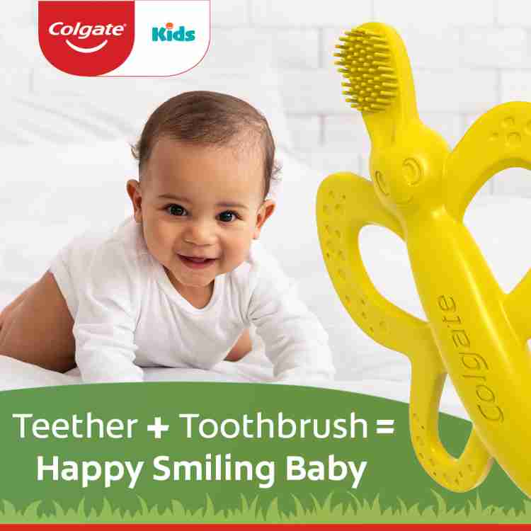 Colgate baby hot sale toothbrush and teether