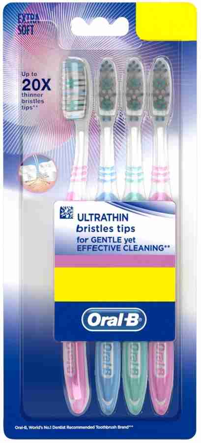 Oral-B Sensitive Ultrathin Manual Adults Multicolour Extra Soft Toothbrush  - Buy Baby Care Products in India