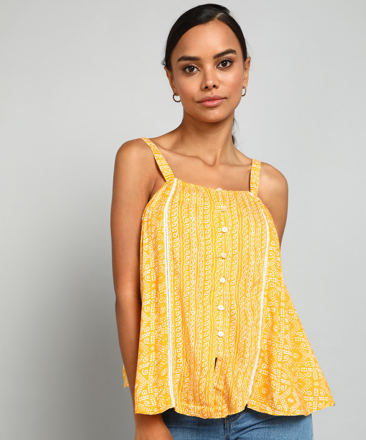global desi yellow top