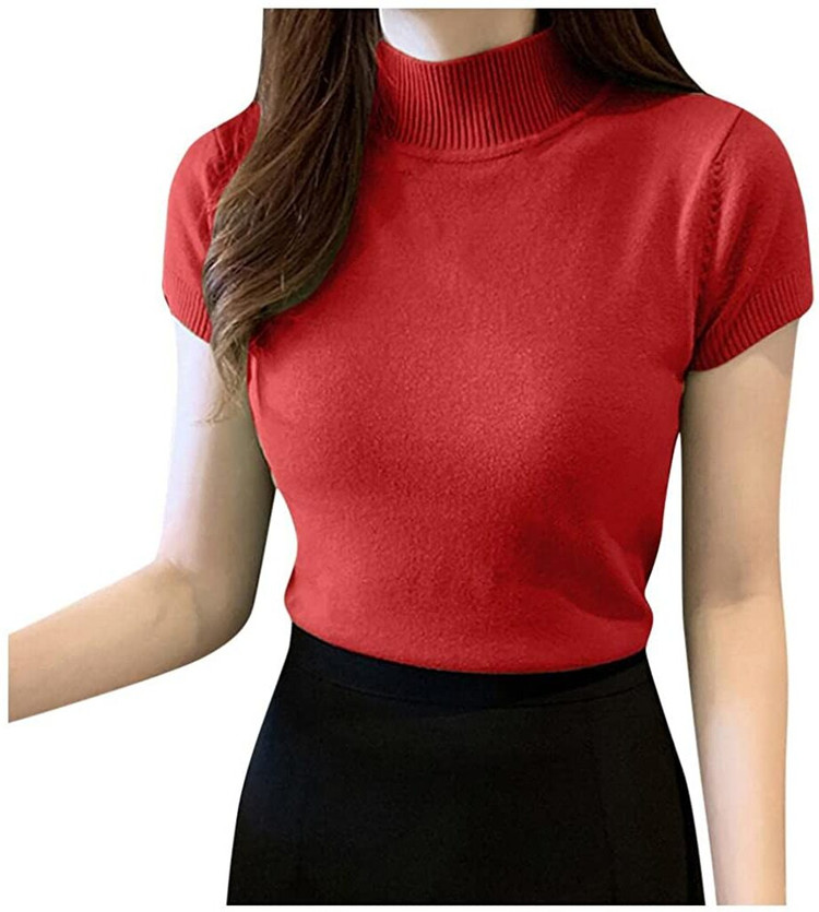 PLINKSY Casual Solid Women Red Top - Buy PLINKSY Casual Solid Women Red Top  Online at Best Prices in India | Flipkart.com