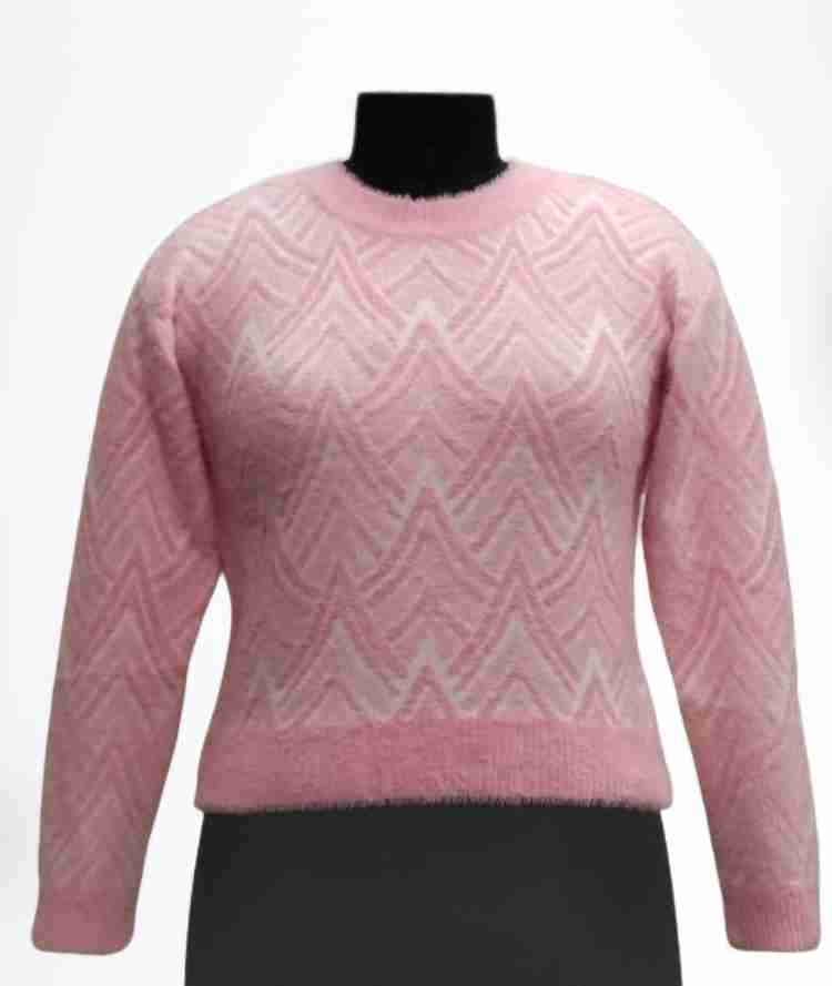 VERTIKO Striped Round Neck Casual Women Pink Sweater Buy VERTIKO Striped Round Neck Casual Women Pink Sweater Online at Best Prices in India Flipkart