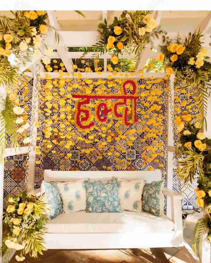 Olive Trees Haldi board for wedding marriage decoration for home