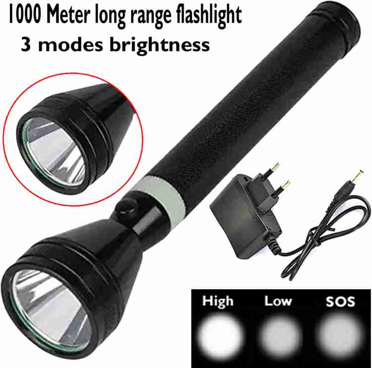 LED FLASHLIGHT New Ultra Bright 3 Modes LED Torch Light Long Range