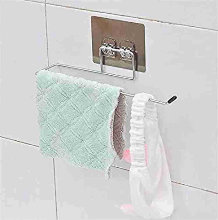 Tap2Mart Towel Holder Cloth Hanger For Kitchen Bath Toilet Dining Wash Basin Area Silver Towel Holder Price in India Buy Tap2Mart Towel Holder Cloth Hanger For Kitchen Bath Toilet Dining Wash Basin Ar...