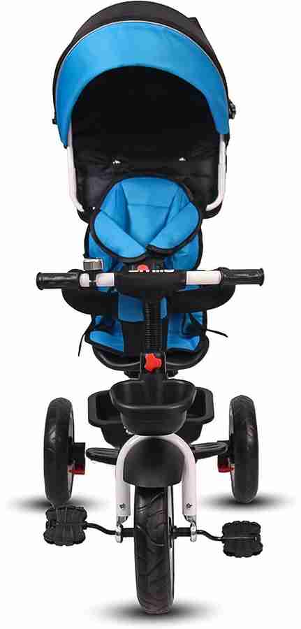 Little Olive Roller Coaster Premium Baby Tricycle Kids Trike Ride On Stylish with Canopy and Push Bar for Baby Tricycle
