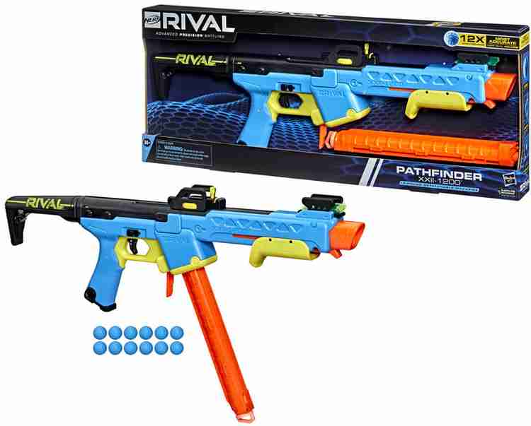 NERF Rival Pathfinder XXII-1200 Blaster with 12 Rival Accu-Rounds 