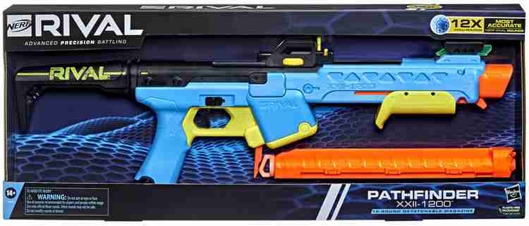 Nerf Rival Pathfinder XXII-1200 Blaster with 12 Rival Accu-Rounds Guns &  Darts - Rival Pathfinder XXII-1200 Blaster with 12 Rival Accu-Rounds . shop  for Nerf products in India. | Flipkart.com