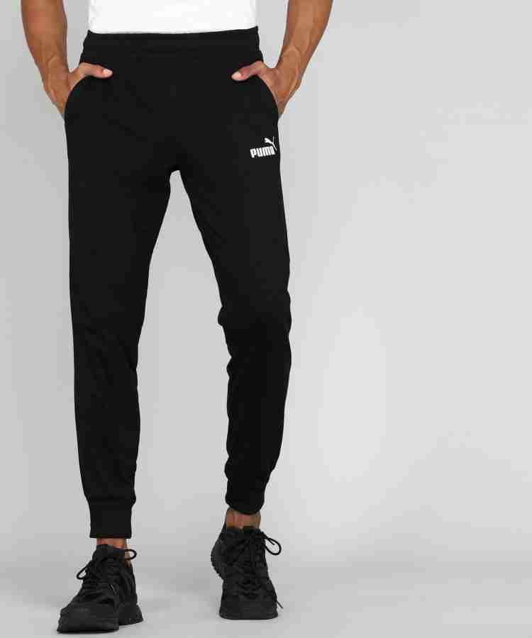 PUMA ESS+ Jersey Pants cl Solid Men Black Track Pants