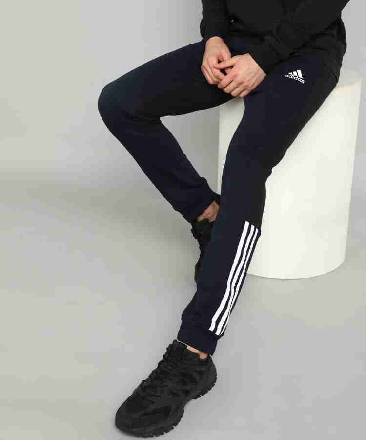 ADIDAS Solid Men Blue Track Pants - Buy ADIDAS Solid Men Blue