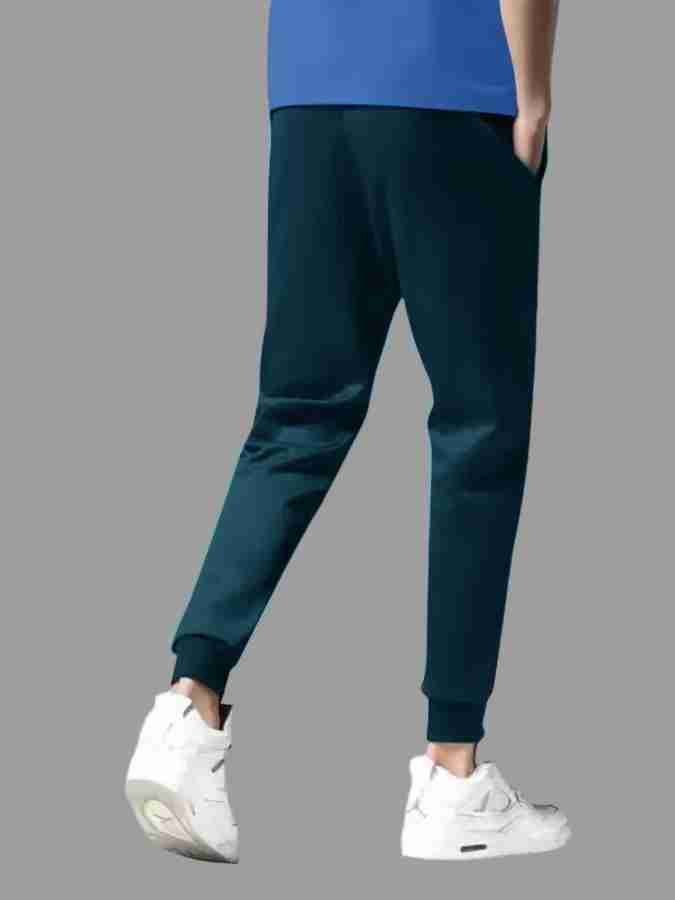 Men Striped Dark Blue Track Pants : : Clothing & Accessories